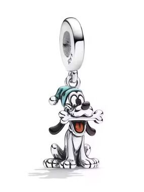 NWOT Disney Pluto Dangle Charm Sterling Silver 925